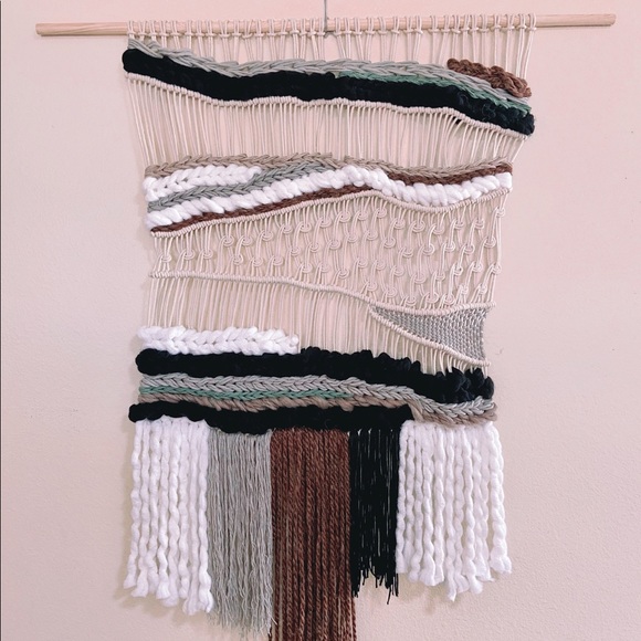 36 inches- Macrame Woven Hanging Wall Decor